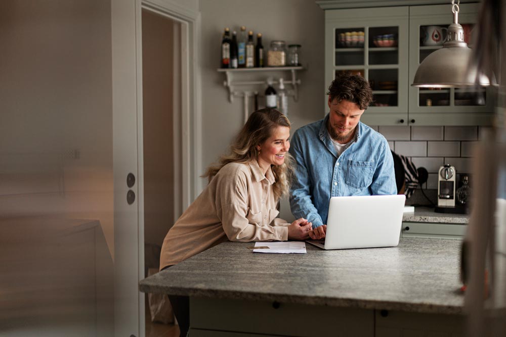 Couple looking for a home to buy